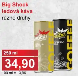 PLUS JIP Big Shock ledová káva nabídka