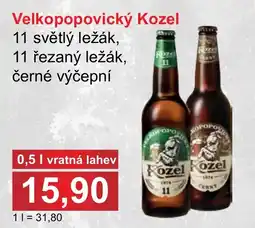 PLUS JIP Velkopopovický Kozel nabídka