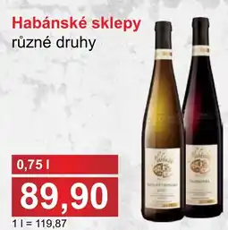 PLUS JIP Habánské sklepy nabídka