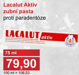 PLUS JIP Lacalut Aktiv zubní pasta nabídka