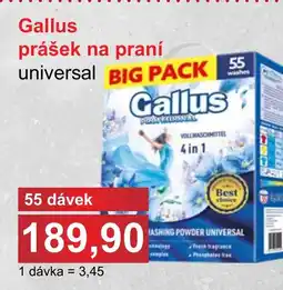 PLUS JIP Gallus prášek na praní universal nabídka