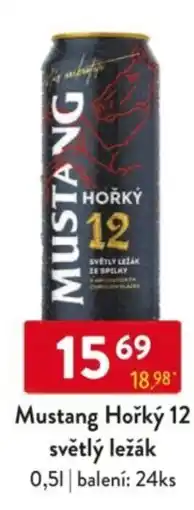 Qanto Mustang Hořký 12 světlý ležák nabídka