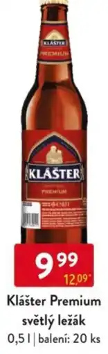 Qanto Klášter Premium světlý ležák nabídka