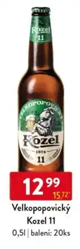 Qanto Velkopopovický Kozel 11 nabídka