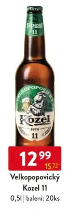 Qanto Velkopopovický Kozel 11 nabídka