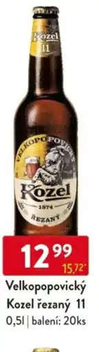 Qanto Velkopopovický Kozel řezaný 11 nabídka