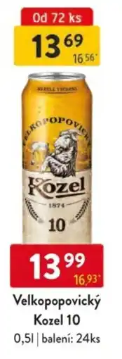 Qanto Velkopopovický Kozel 10 nabídka