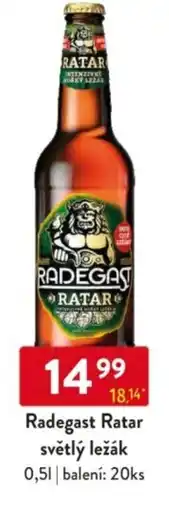 Qanto Radegast Ratar světlý ležák nabídka