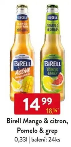 Qanto Birell Mango & citron, Pomelo & grep nabídka