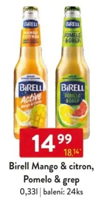 Qanto Birell Mango & citron, Pomelo & grep nabídka