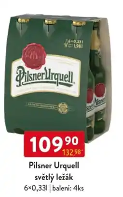 Qanto Pilsner Urquell světlý ležák nabídka