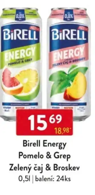 Qanto Birell Energy Pomelo & Grep Zelený čaj & Broskev nabídka