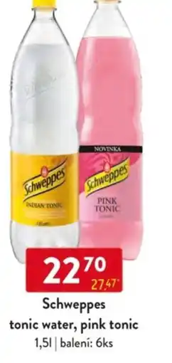 Qanto Schweppes tonic water, pink tonic nabídka