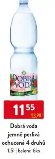 Qanto Dobrá voda jemně perlivá ochucená nabídka