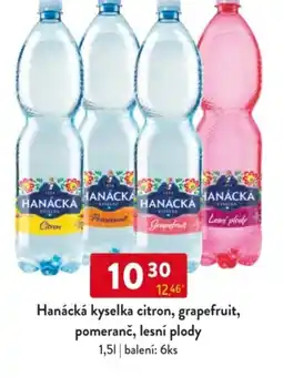 Qanto Hanácká kyselka citron, grapefruit, pomeranč, lesní plody nabídka