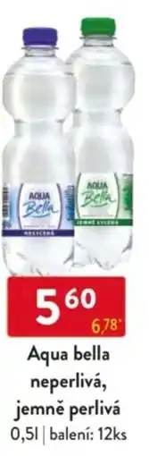 Qanto Aqua bella neperlivá, jemně perlivá nabídka