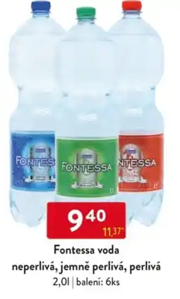Qanto Fontessa voda neperlivá, jemně perlivá, perlivá nabídka