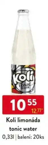 Qanto Koli limonáda tonic water nabídka