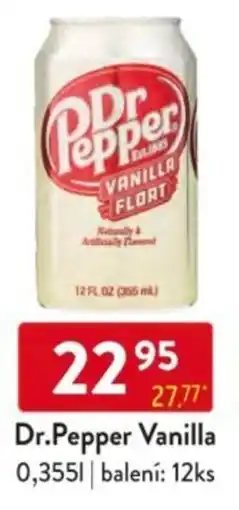 Qanto Dr.Pepper Vanilla nabídka