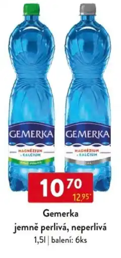 Qanto Gemerka jemně perlivá, neperlivá nabídka