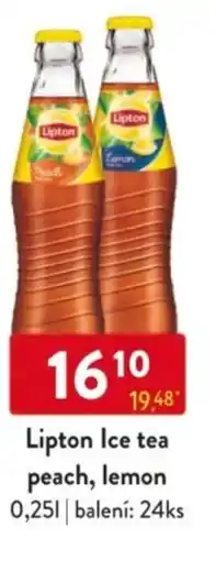 Qanto Lipton Ice tea peach, lemon nabídka