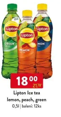 Qanto Lipton Ice tea lemon, peach, green nabídka
