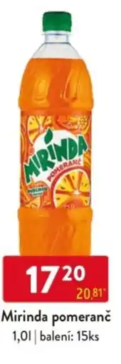 Qanto Mirinda pomeranč nabídka