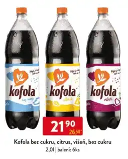 Qanto Kofola bez cukru, citrus, višeň, bez cukru nabídka