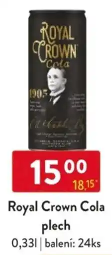Qanto Royal Crown Cola plech nabídka