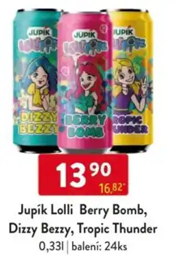 Qanto Jupík Lolli Berry Bomb, Dizzy Bezzy, Tropic Thunder nabídka