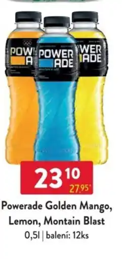Qanto Powerade Golden Mango, Lemon, Montain Blast nabídka