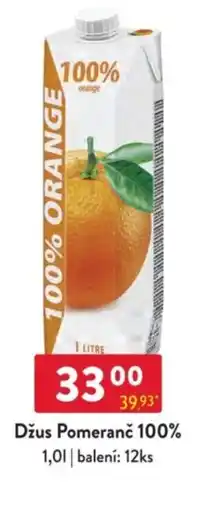 Qanto Džus Pomeranč 100% nabídka