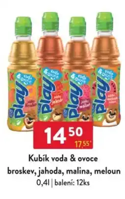 Qanto Kubík voda & ovoce broskev, jahoda, malina, meloun nabídka