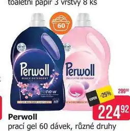 Teta Perwoll renew prací gel 60 dávek, různé druhy nabídka
