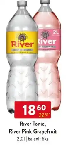 Qanto River Tonic, River Pink Grapefruit nabídka