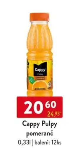 Qanto Cappy Pulpy pomeranč nabídka