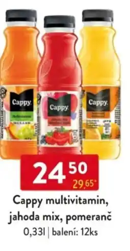 Qanto Cappy multivitamin, jahoda mix, pomeranč nabídka