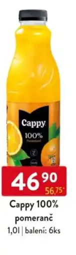Qanto Cappy 100% pomeranč nabídka
