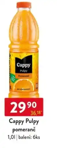 Qanto Cappy Pulpy pomeranč nabídka