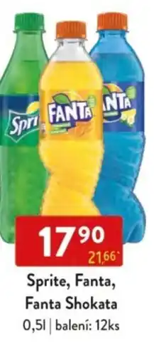 Qanto Sprite, Fanta, Fanta Shokata nabídka