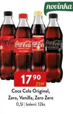 Qanto Coca Cola Original, Zero, Vanilla, Zero Zero nabídka