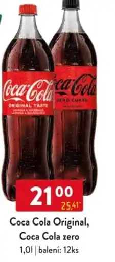 Qanto Coca Cola Original, Coca Cola zero nabídka