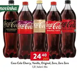 Qanto Coca Cola Cherry, Vanilla, Original, Zero, Zero Zero nabídka