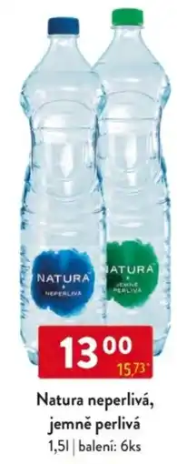 Qanto Natura neperlivá, jemně perlivá nabídka