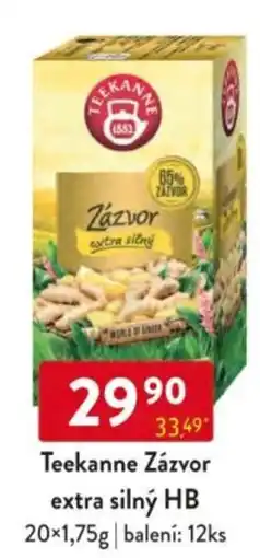 Qanto Teekanne Zázvor extra silný HB nabídka