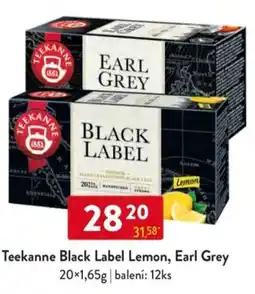 Qanto Teekanne Black Label Lemon, Earl Grey nabídka