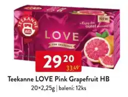 Qanto Teekanne LOVE Pink Grapefruit HB nabídka