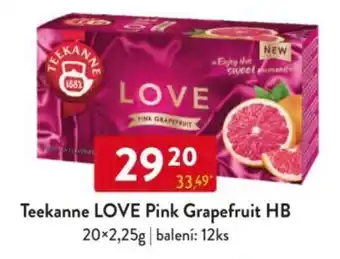 Qanto Teekanne LOVE Pink Grapefruit HB nabídka