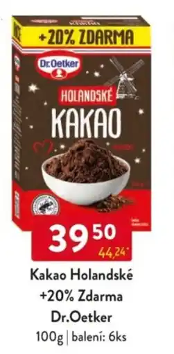 Qanto Kakao Holandské +20% Zdarma Dr.Oetker nabídka
