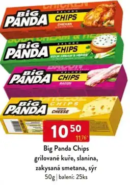 Qanto Big Panda Chips grilované kuře, slanina, zakysaná smetana, sýr nabídka